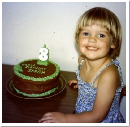 3rd birthday chocolate cake